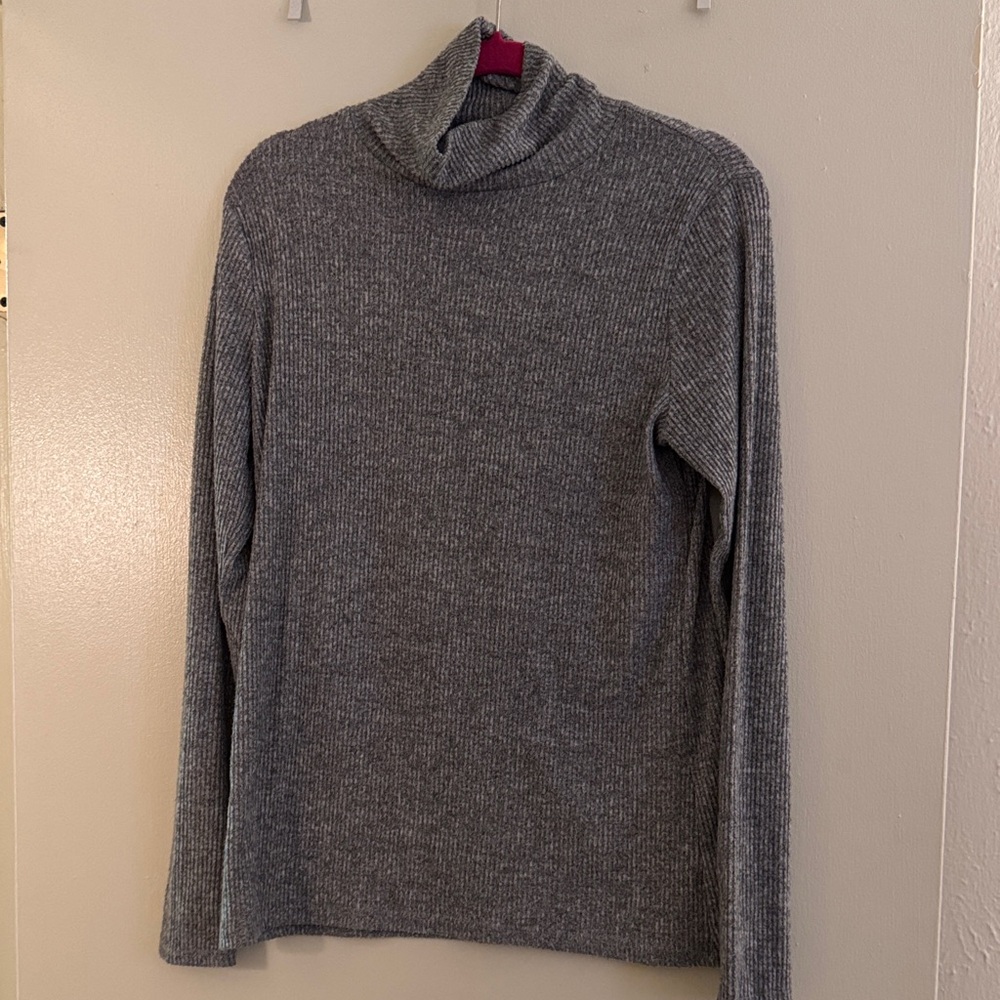 Mossimo Supply Co. Ribbed Charcoal Turtleneck Sweater